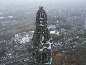 EPC Top of Wainhouse Tower Halifax Drone Photo